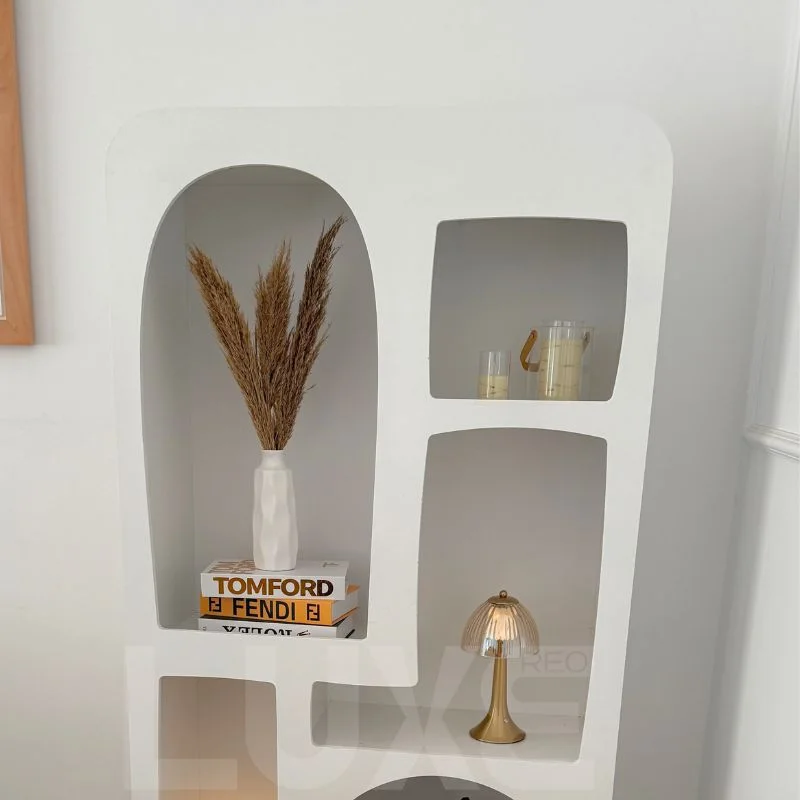 Boho curved niche shelf