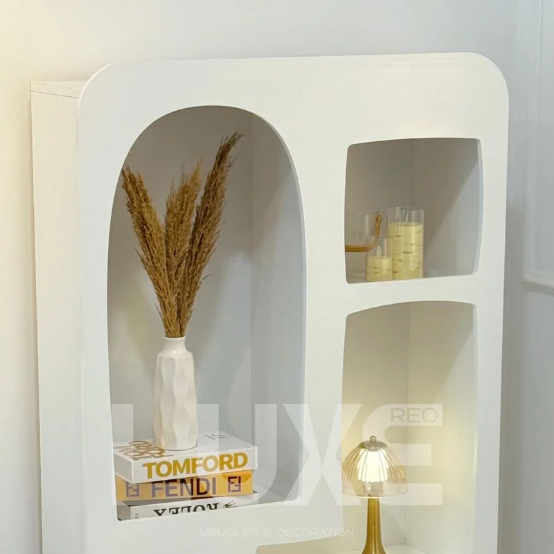 Boho curved niche shelf