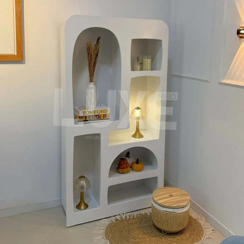 Boho curved niche shelf