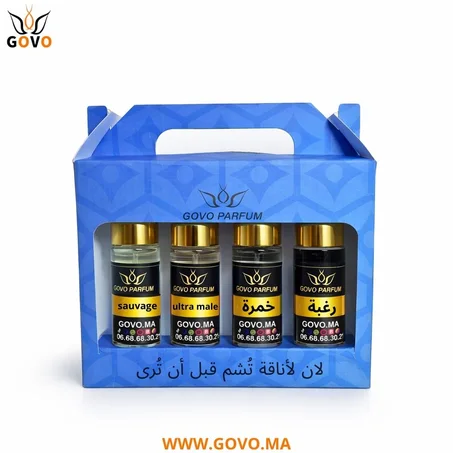 باك رجالي 4 عطور راقية  فقط بـ 199 درهم!