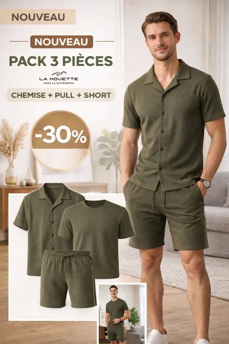 Pack 3 piéces
