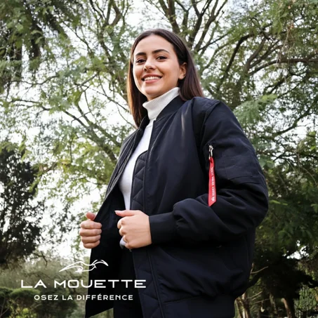 Blouson Chic Noir - Femme