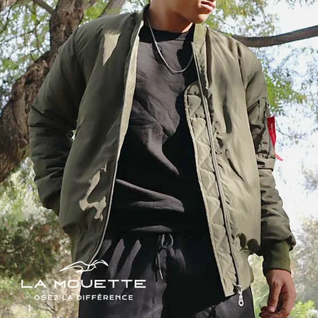 Blouson Chic Vert - Homme