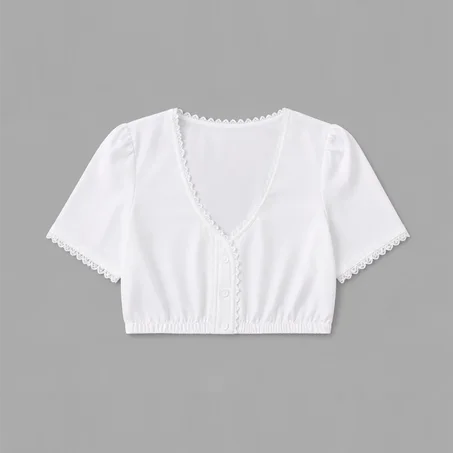 chemise top blanche