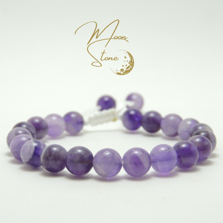 BRACELET AMETHYSTE TOOTH