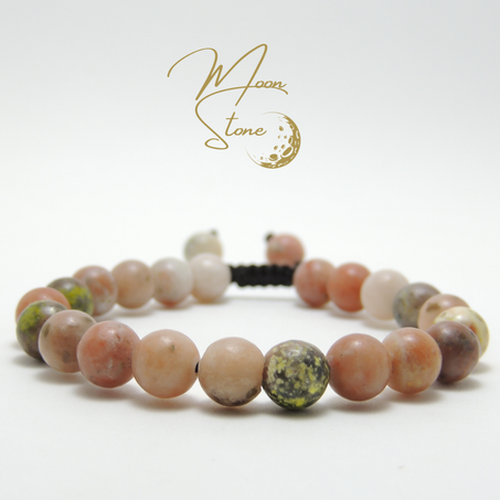 BRACELET AGATE FLEUR