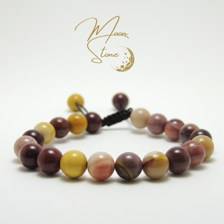 BRACELET JASPE MOKAITE
