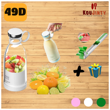 Mini juicer portable + Watermelon (Free)
