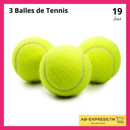 3 Balles de Tennis