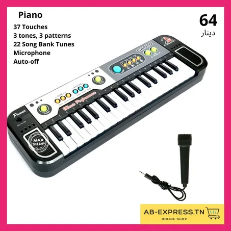 Piano avec 37 touches avec Micro