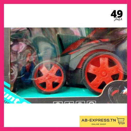 Voiture Rotative à telecommande anti obstacles