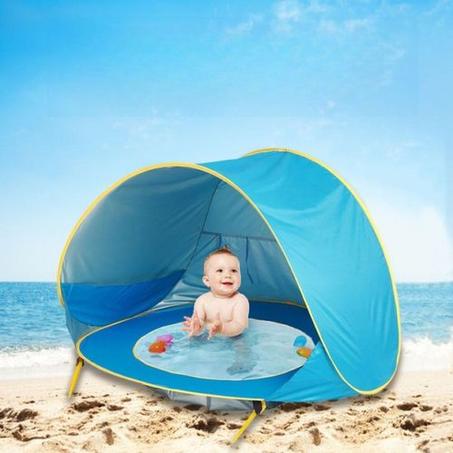 خيمه شاطئ يوحمم سباحه للاطفال مع حمايه من الاشعه فوق البنفسجيه