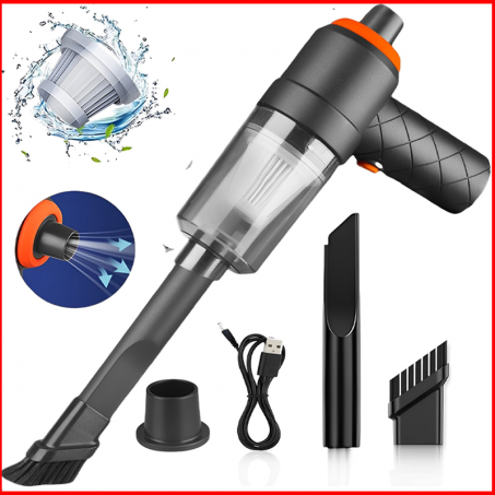 Aspirateur de voiture 2 en 1 sans fil rechargeable