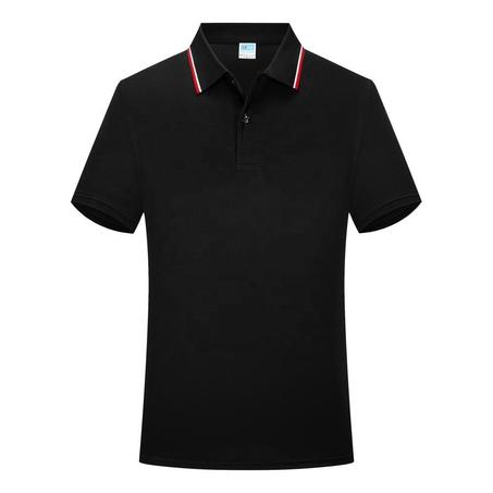 قميص بولو رجالي صيفي بأكمام قصيرة وتطريز بوليستر سريع الجفاف بتصميم شعار مخصص