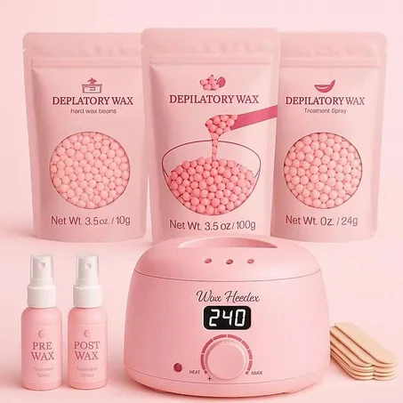 جهاز إذابة الشمع لإزالة الشعر من الجذور – Wax Heater Kit