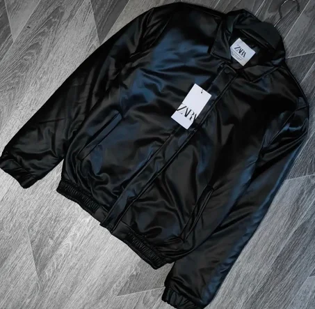 VESTE BOMBER NOIR