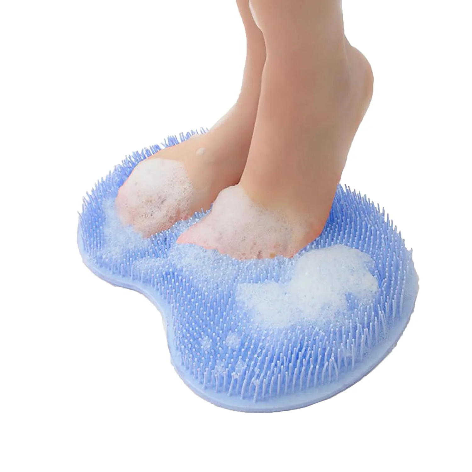 Tapis de nettoyage des pieds en silicone mains libres Eptchn
