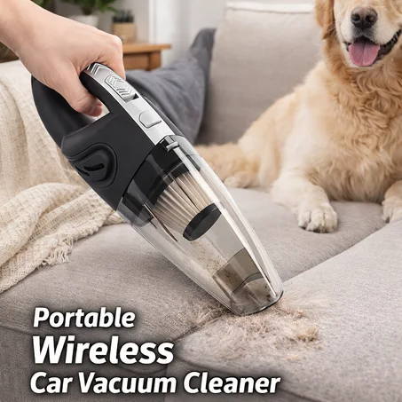 ودّع الغبار داخل سيارتك وبيتك — شفط قوي بحجم صغير!