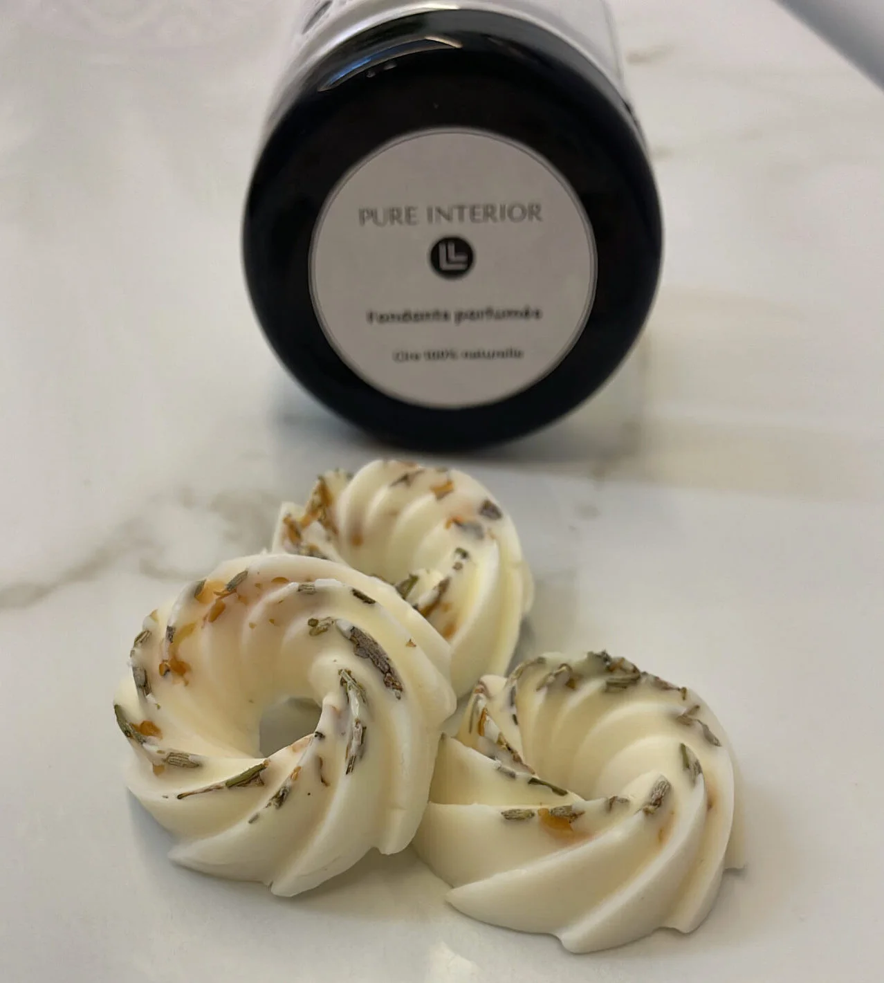 Fondants parfumés aux fleurs séchées