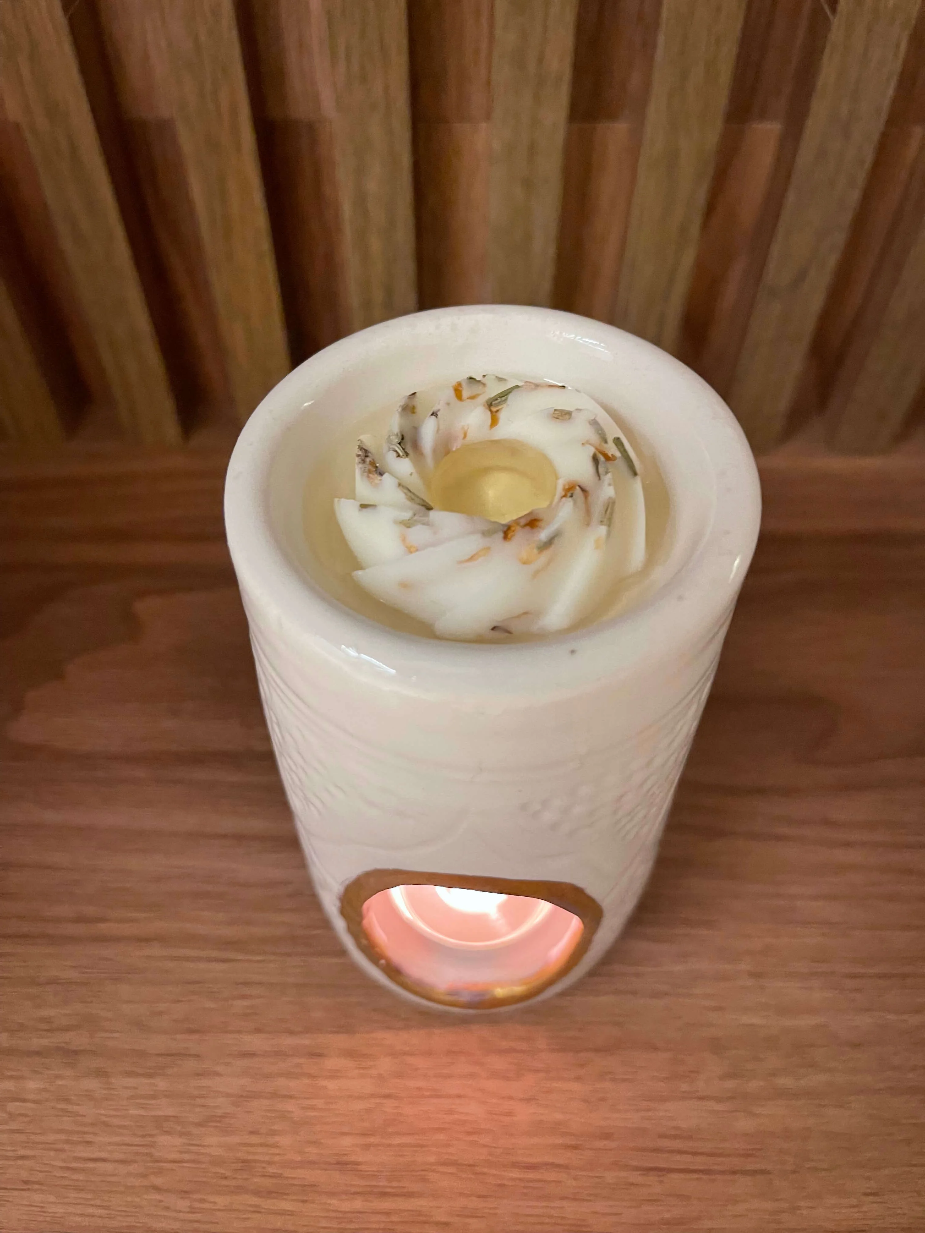 Fondants parfumés aux fleurs séchées