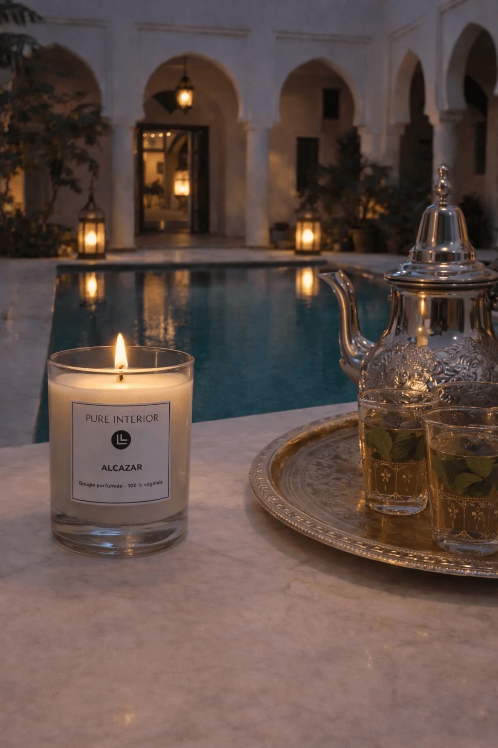 Bougie ALCAZAR - parfum Musc & Ambre