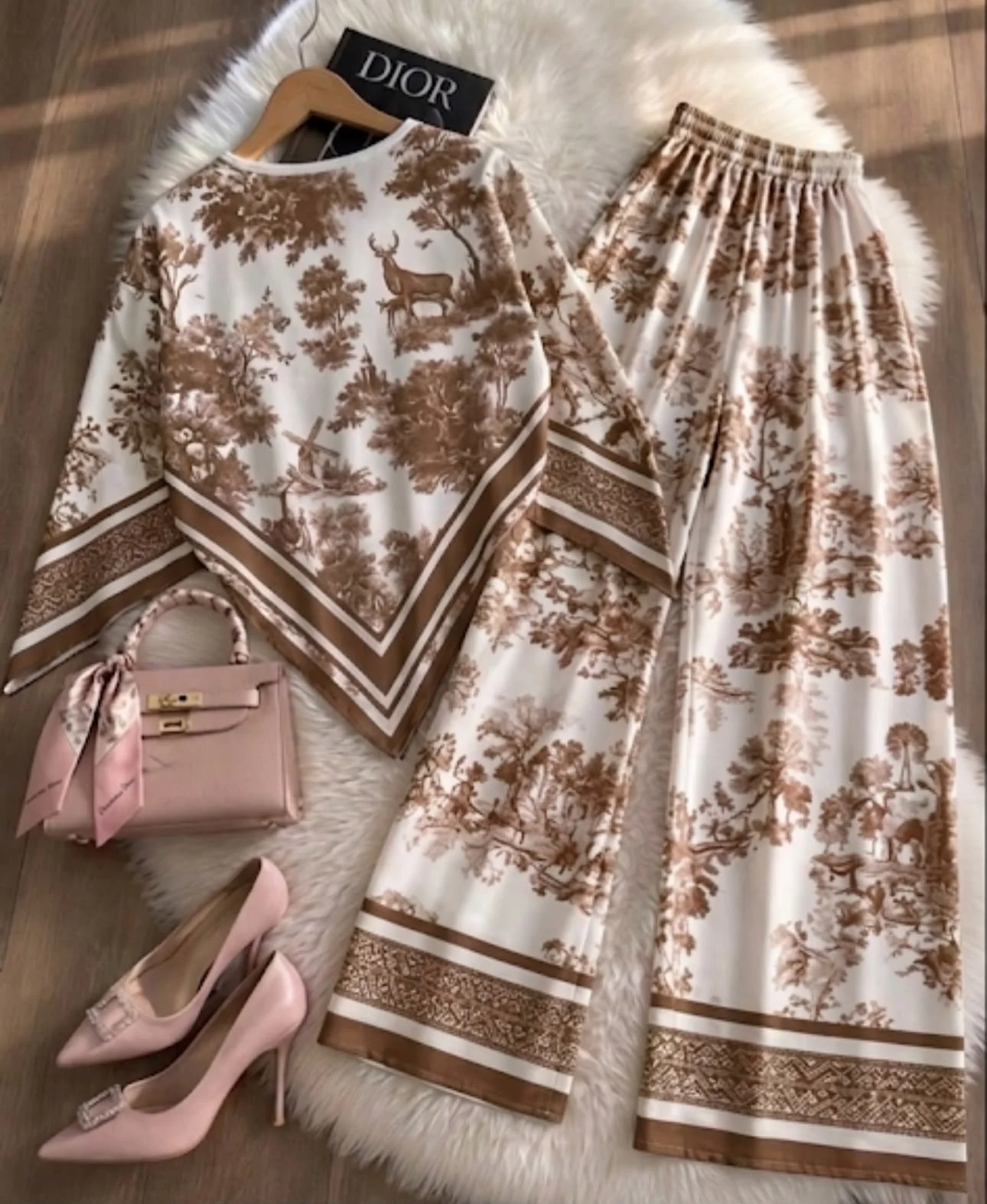 ✨ Ensemble Scarf… أناقة الصيف بلا حدود! 🌸