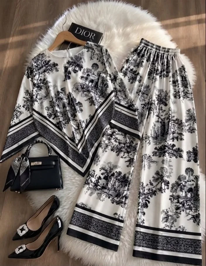 ✨ Ensemble Scarf… أناقة الصيف بلا حدود! 🌸
