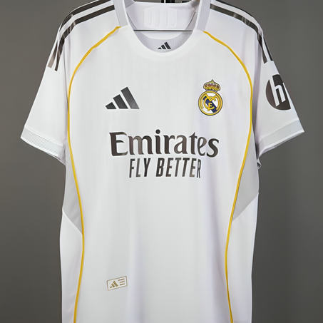 Camiseta oficial del Real Madrid 2025/2026 Versión para jugadores -