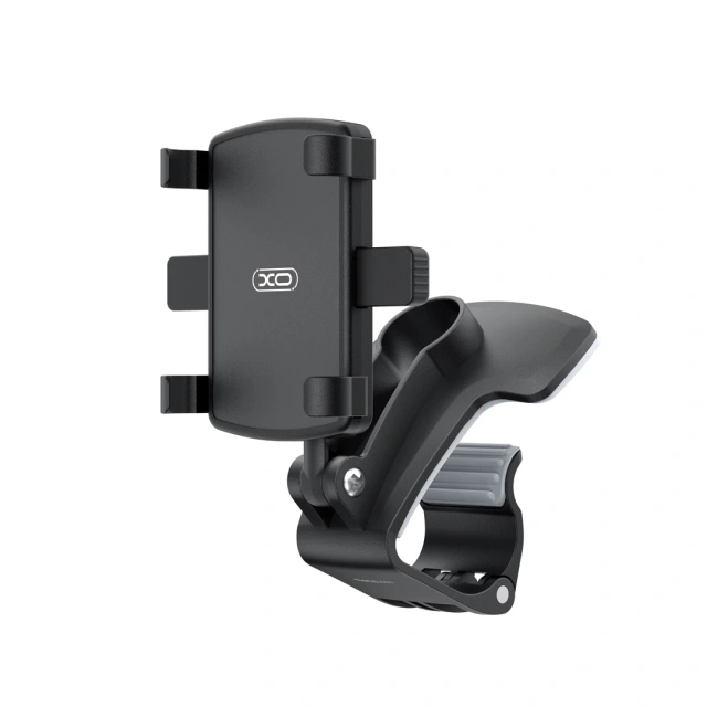 حامل هاتف للسيارة ببطانة سيليكون مانعة للانزلاق وزاوية رؤية قابلة للتعديل.