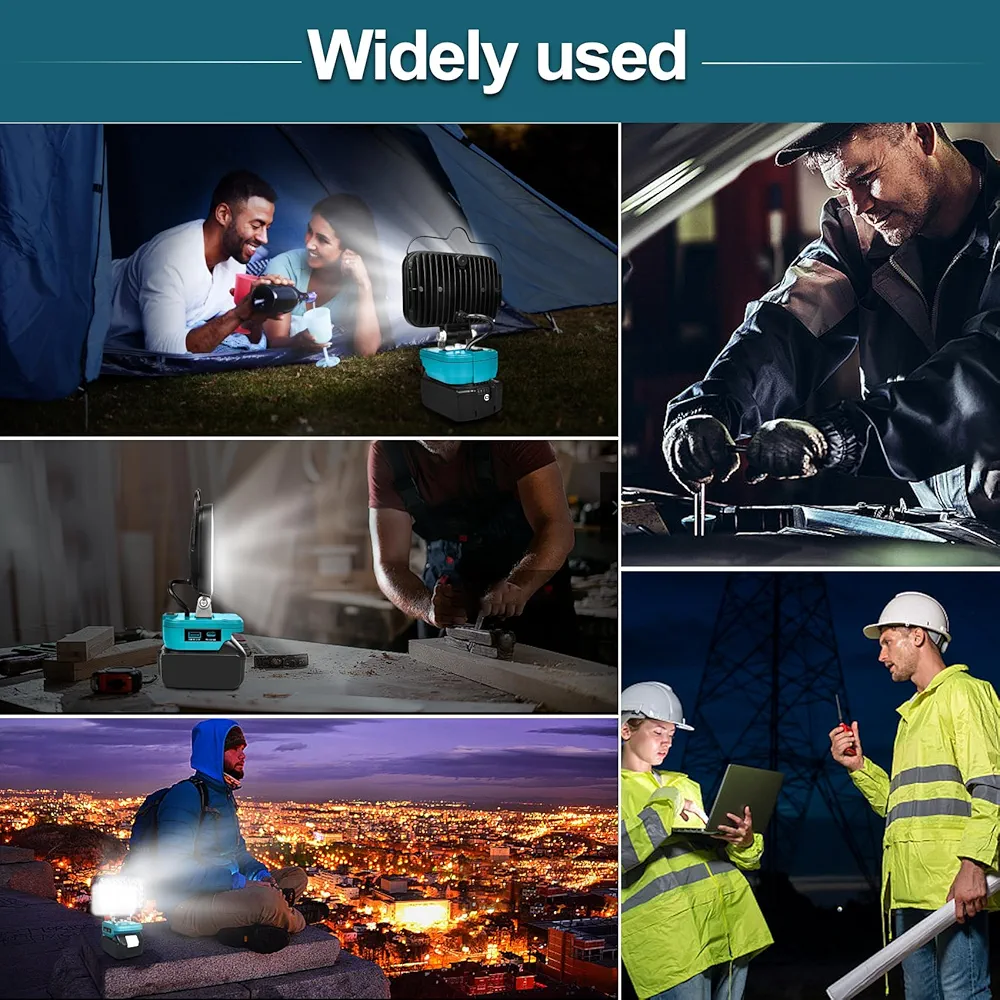 مصباح طوارئ احترافي ببطارية