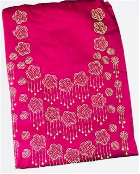 مخور حرير الجوهرة السادة مع تطريز كامل