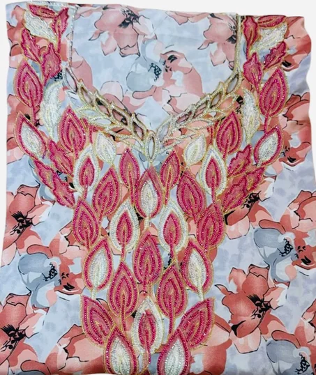 مخور حرير اندونيسي مخرم مع فصوص