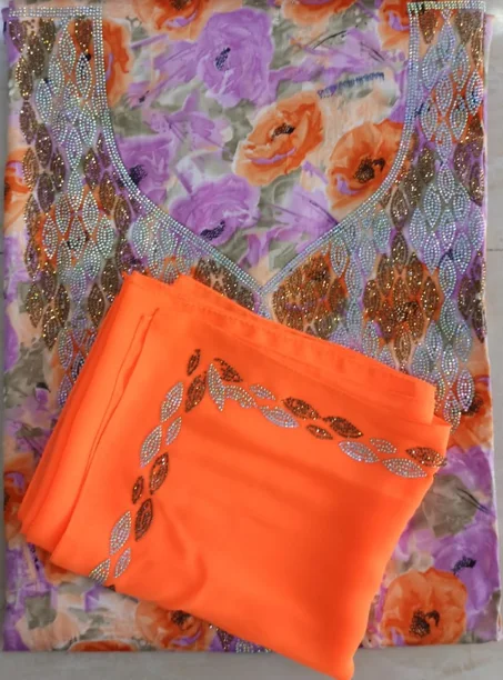 مخور حرير مع شيلة