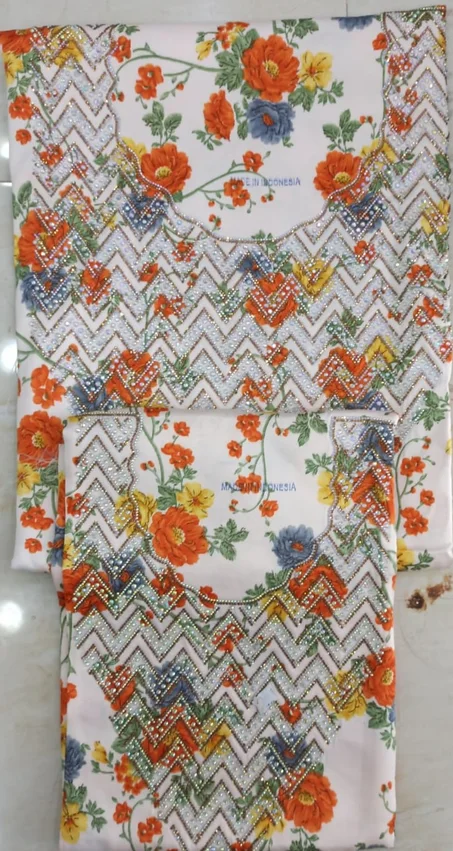 مخور حرير اندنوسي قطعتين للام و بنتها