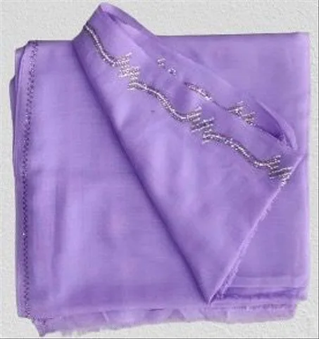 حجاب شيفون  المرصع بلاحجار و الستراس  شيك و جذاب و ثابت