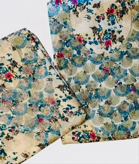 مخور حرير اندنوسي قطعتين للام و بنتها