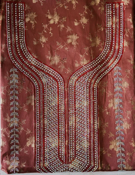 مخور حرير الجوهرة السادة مع تطريز كامل