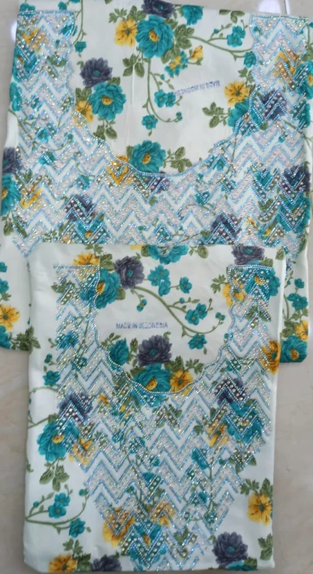 مخور حرير اندنوسي قطعتين للام و بنتها