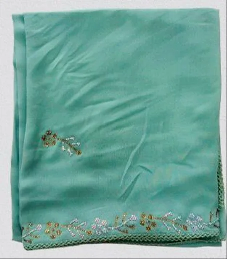 حجاب شيفون  المرصع بلاحجار و الستراس  شيك و جذاب و ثابت