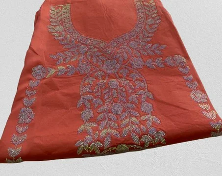 مخور حرير الجوهرة السادة مع تطريز كامل