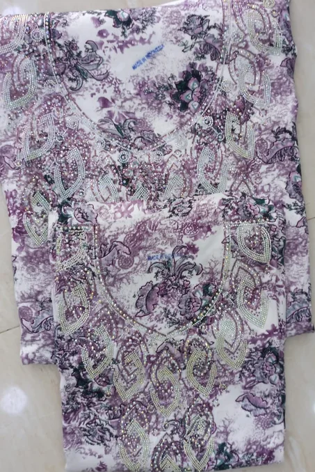 مخور حرير اندنوسي قطعتين للام و بنتها