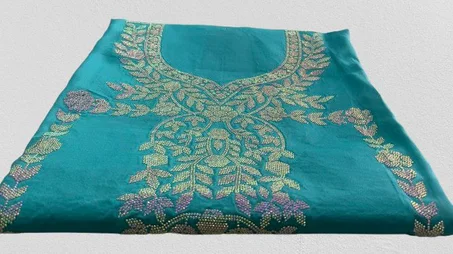 مخور حرير الجوهرة السادة مع تطريز كامل