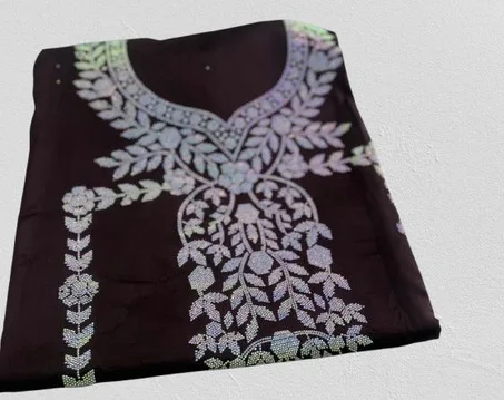 مخور حرير الجوهرة السادة مع تطريز كامل