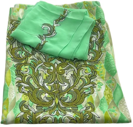 مخور حرير مخرم مع شيلة