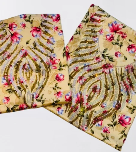 مخور حرير اندنوسي قطعتين للام و بنتها