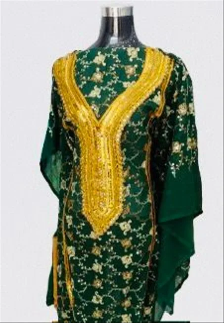 مخور شيفون تطريز كامل