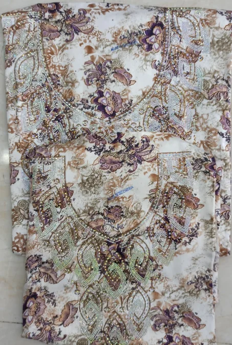 مخور حرير اندنوسي قطعتين للام و بنتها