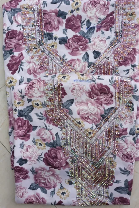 مخور حرير اندنوسي قطعتين للام و بنتها