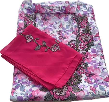 مخور حرير مخرم مع شيلة