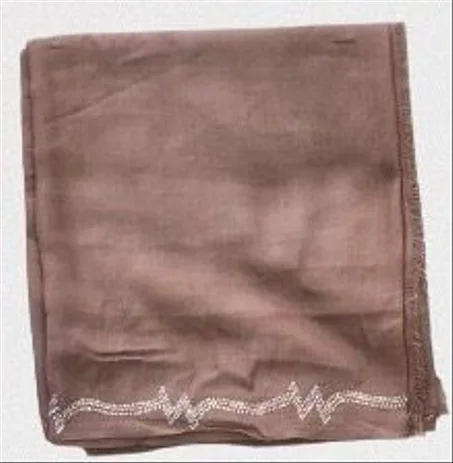 حجاب شيفون  المرصع بلاحجار و الستراس  شيك و جذاب و ثابت